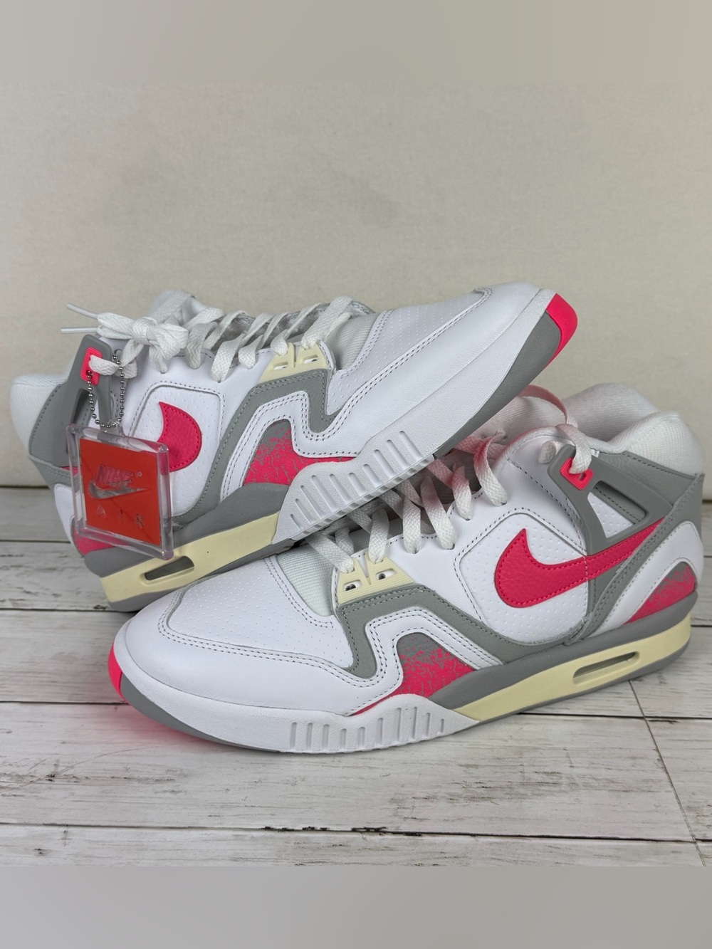 Nike Air Tech Challenge II Racer Pink Mens 11.5 FZ9033-100 New In Box